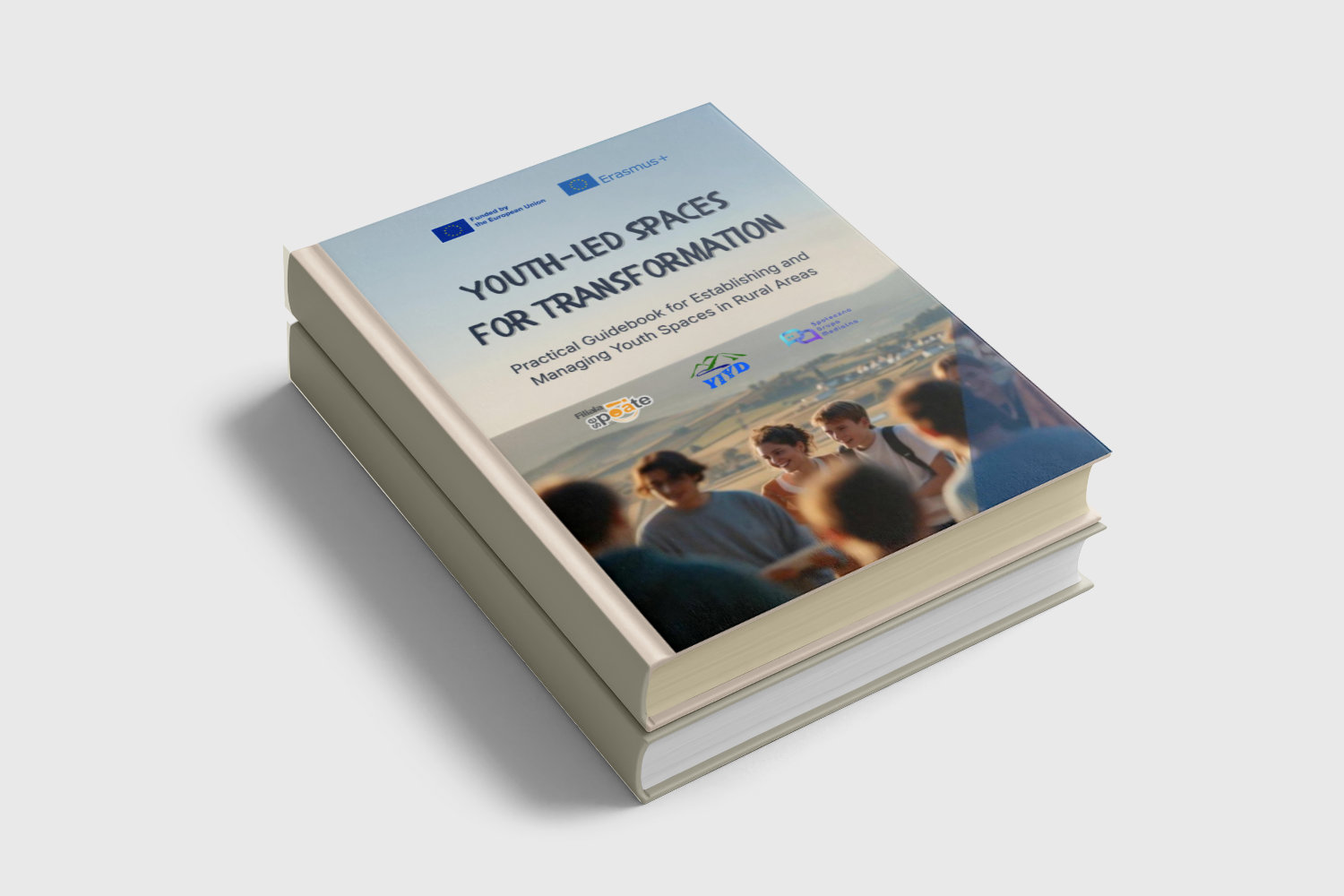 Mock-up podręcznika Youth-Led Spaces